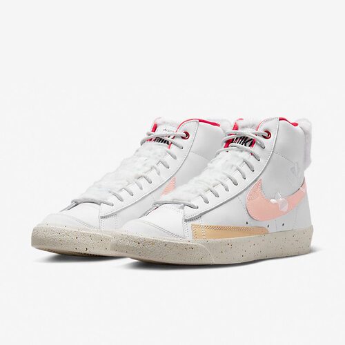 【瑕疵清仓】Nike耐克Blazer Mid女子开拓者高帮板鞋CZ1055-109