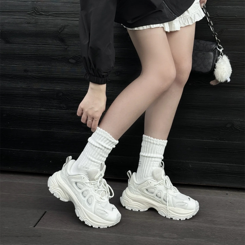 ADIDAS阿迪达斯 SHADOW 女子厚底增高缓震老爹鞋运动休闲鞋JQ7618