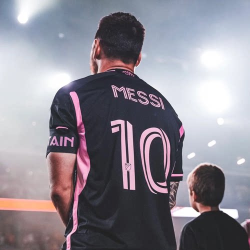 Adidas/阿迪达斯迈阿密国际客场男士足球休闲运动球衣T恤 JE9745