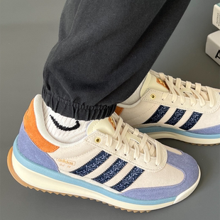 阿迪达斯三叶草冬季男女SL 72 RTN复古缓震低帮运动休闲鞋 JQ0957