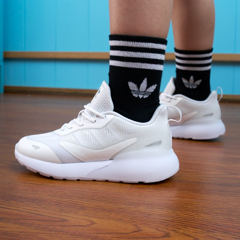 阿迪达斯三叶草ZX 2K 2.0男女小童儿童户外运动低帮休闲鞋GY0795