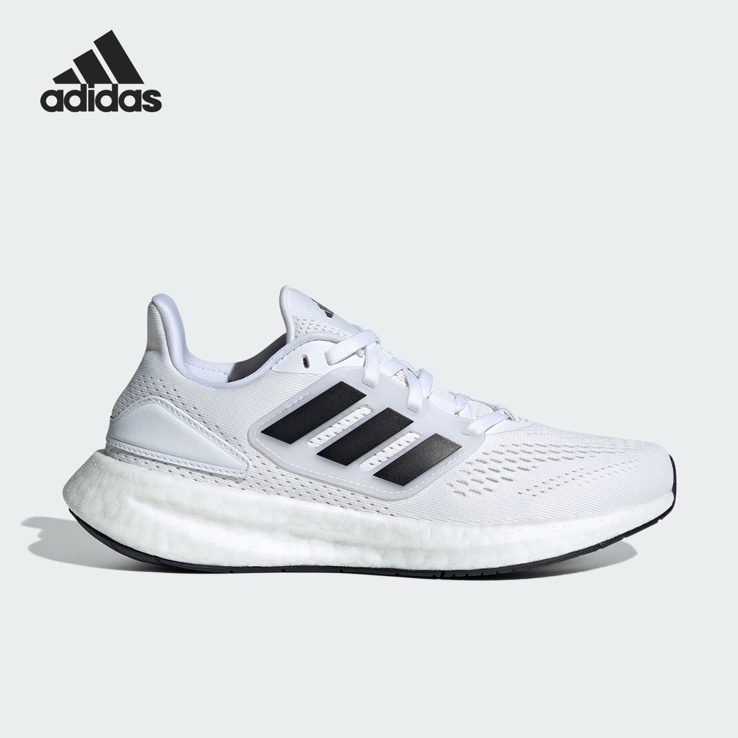 Adidas阿迪达斯PUREBOOST J 大童轻便跑步休闲网面运动鞋 ID8479