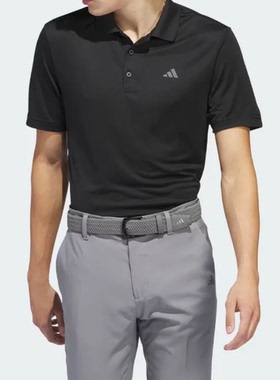 Adidas阿迪达斯男子夏季速干半袖透气休闲运动短袖POLO衫 IN6418