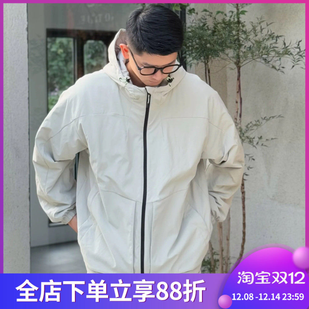 ADIDAS阿迪达斯男子梭织夹克连帽外套拒水防泼保暖棉服棉衣JY4195