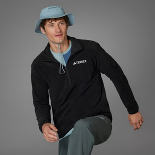 ADIDAS阿迪达斯terrex男子休闲运动立领半拉链套头衫外套 JP0783