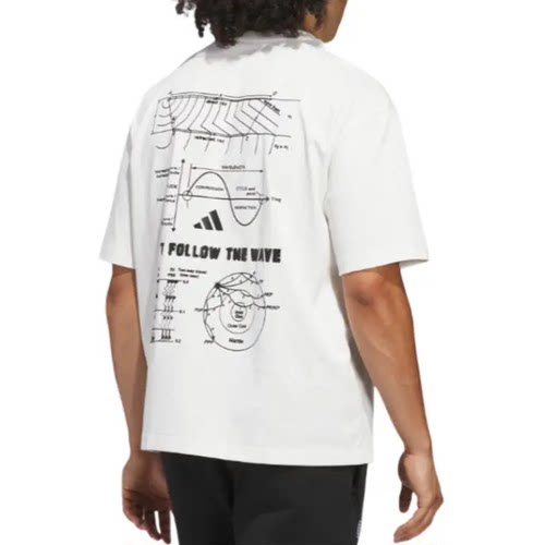 Adidas阿迪达斯秋季男士半袖宽松篮球休闲运动透气短袖T恤 JM2678