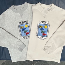 ADIDAS阿迪达斯男女圆领套头运动休闲厚针织卫衣 IX6745 IZ2550