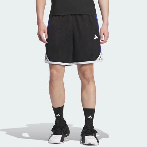 Adidas阿迪达斯男子夏季透气舒适篮球训练速干运动短裤 JN0745