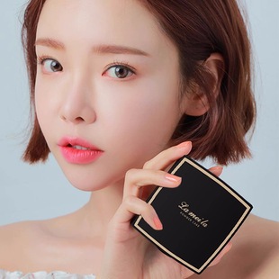 拉美拉粉饼定妆粉蜜粉控油持久不脱妆干湿两用自然粉底遮瑕散粉