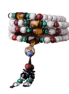 金刚白玉星月菩提配饰diy绿松石