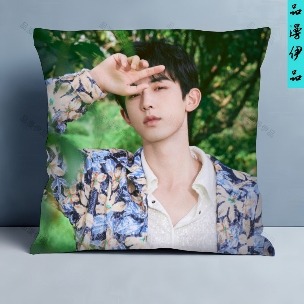 郭俊辰周边双面方抱枕玩偶海报来图定制宿舍沙发靠枕生日礼物