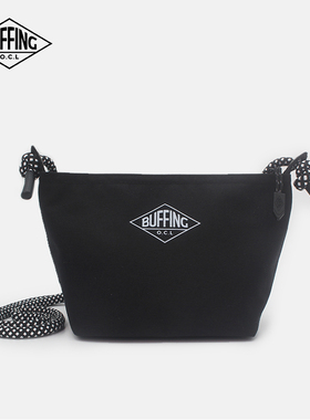 BUFFING 潮牌斜挎包简约百搭手机小包便携男女腰包旅行小众单肩包