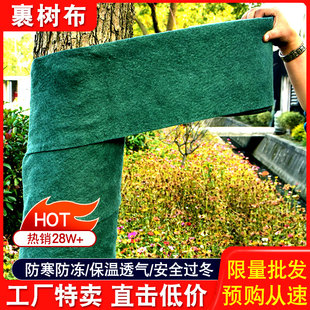 裹树布包树布条树干保温保湿棉布缠树带树木园林绿化无纺布