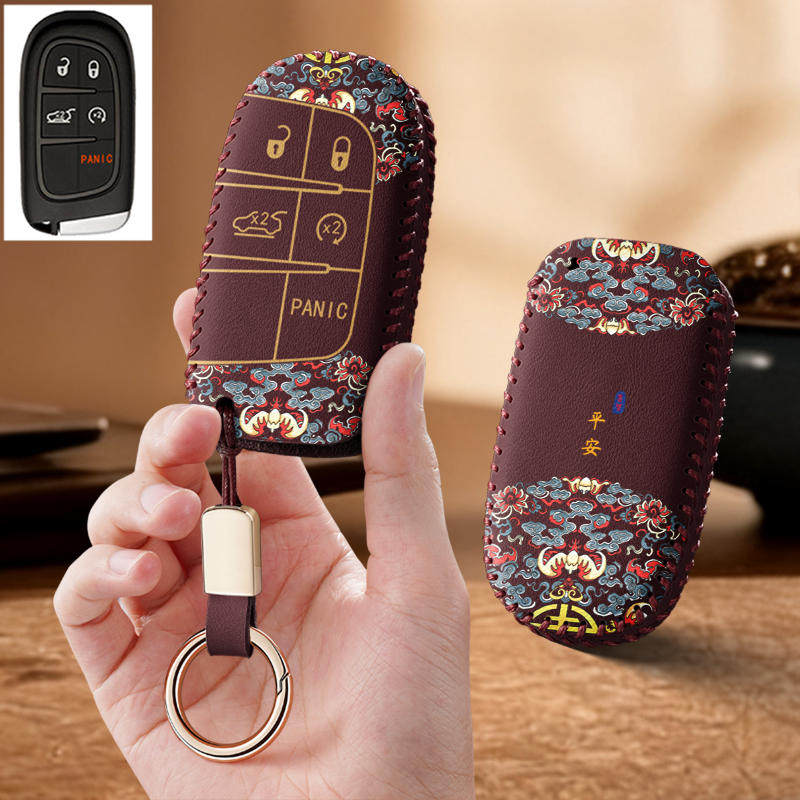 适用道奇挑战者公羊RAM酷威汽车钥匙套DODGE车遥控保护套包壳扣男