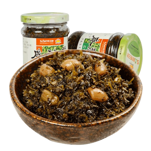 镇江扬中特产三叶咸秧草下饭菜酱菜马兰礼盒6瓶装即食开味榨菜