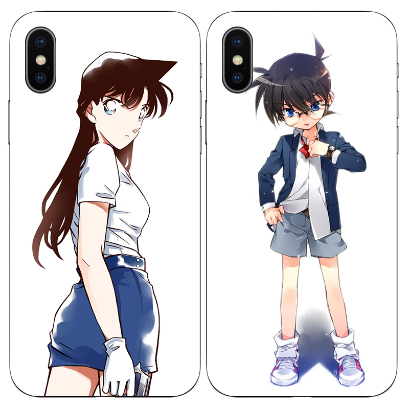 适用苹果13手机壳14pro名侦探柯南iPhone6s/7/8plus/XR/XSmax软壳