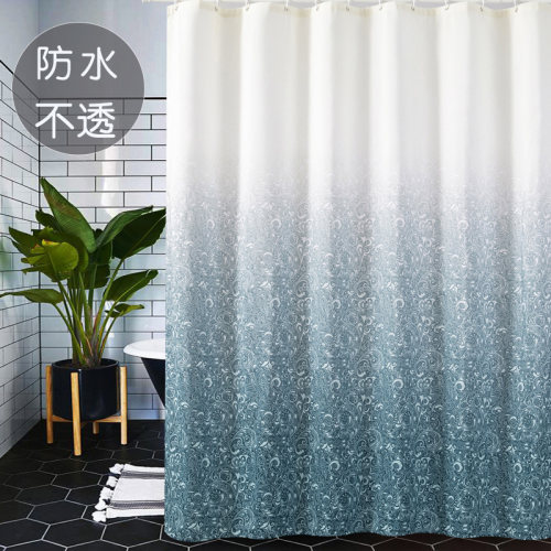 防水浴帘布保暖隔断卫生间免打孔