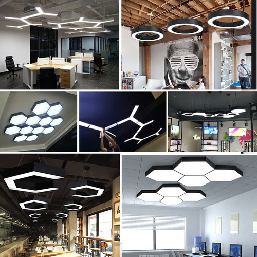 led造型会议室现代简约吧台吊灯