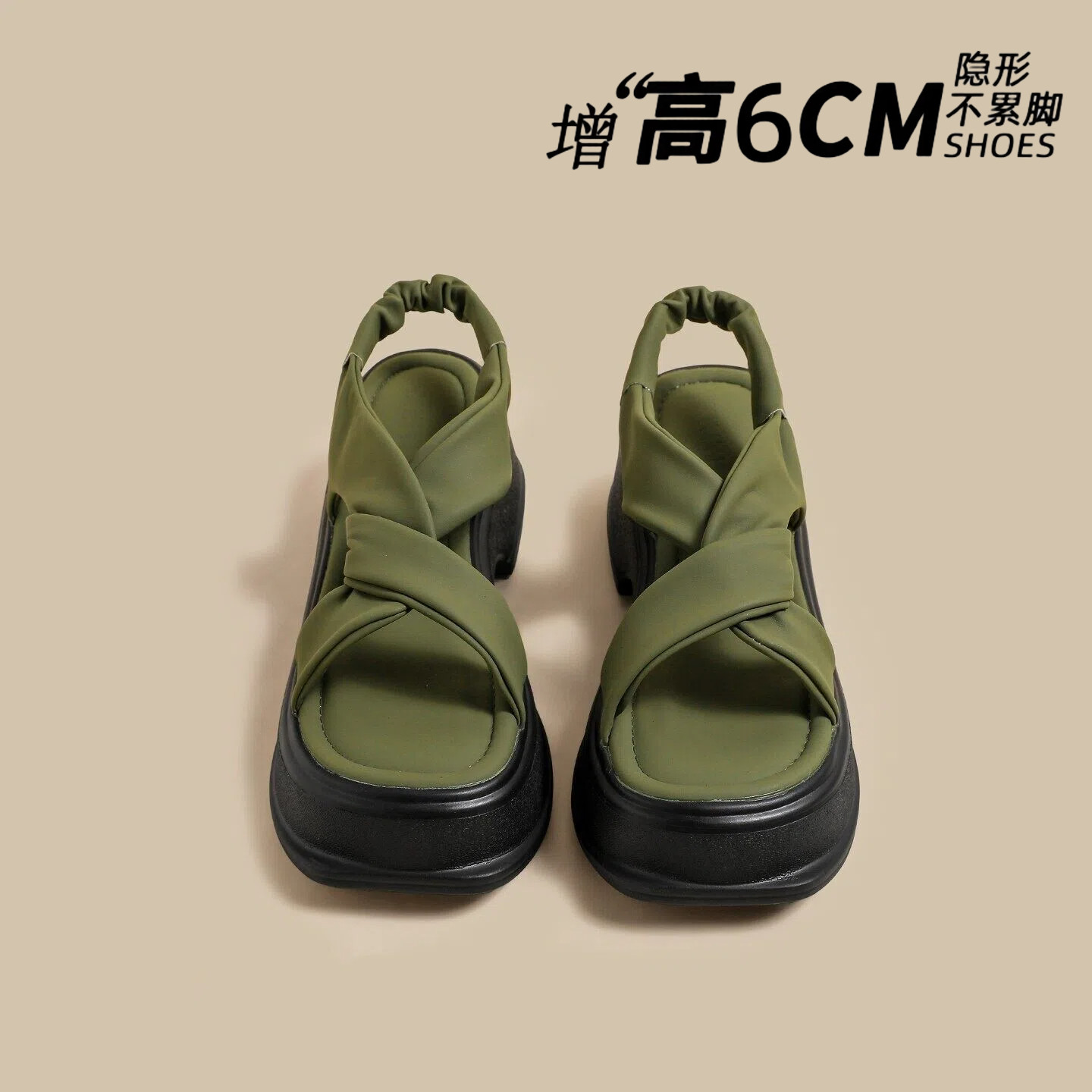厚底凉鞋女2026新款不累