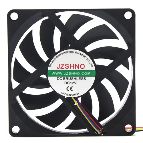 全新原装8010 12V  4线PWM调速功能8010 薄款8CM机箱电源散热风扇