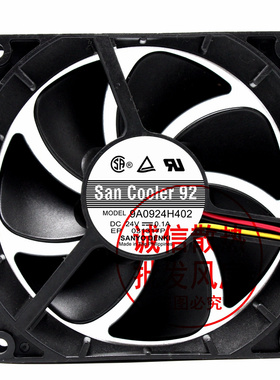 原装日本山洋9CM9025 24V 0.1A双滚珠轴承散热风扇9A0924H402静音