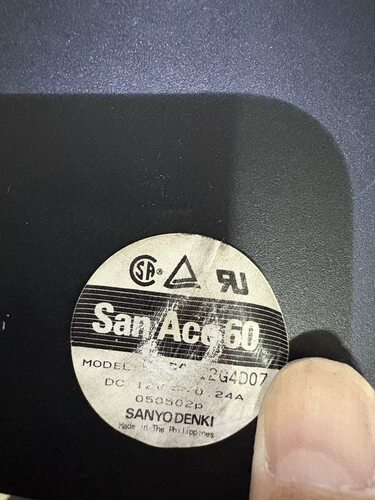 原装三洋 San Ace60 109R0612G4D07 12V 0.24A 6025 电源散热风扇