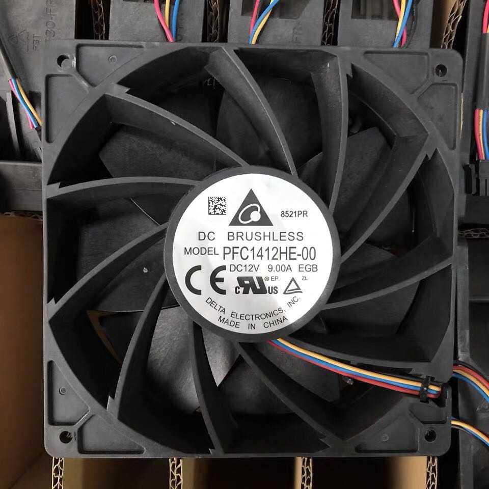 全新台达PFC1412HE-00 12V 9.0A 14038 14CM神马M21S暴力散热风扇