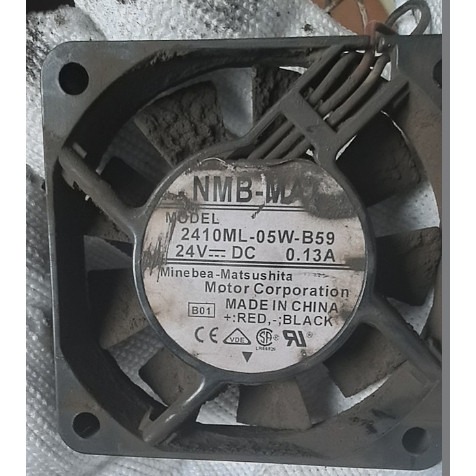 NMB-MAT 2410ML-05W-B59 24V 0.13A 6015 24V 0.13A 变频散热风扇