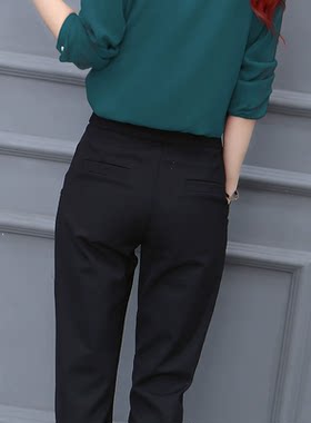 哈伦裤女春夏2026新款高腰显瘦裤