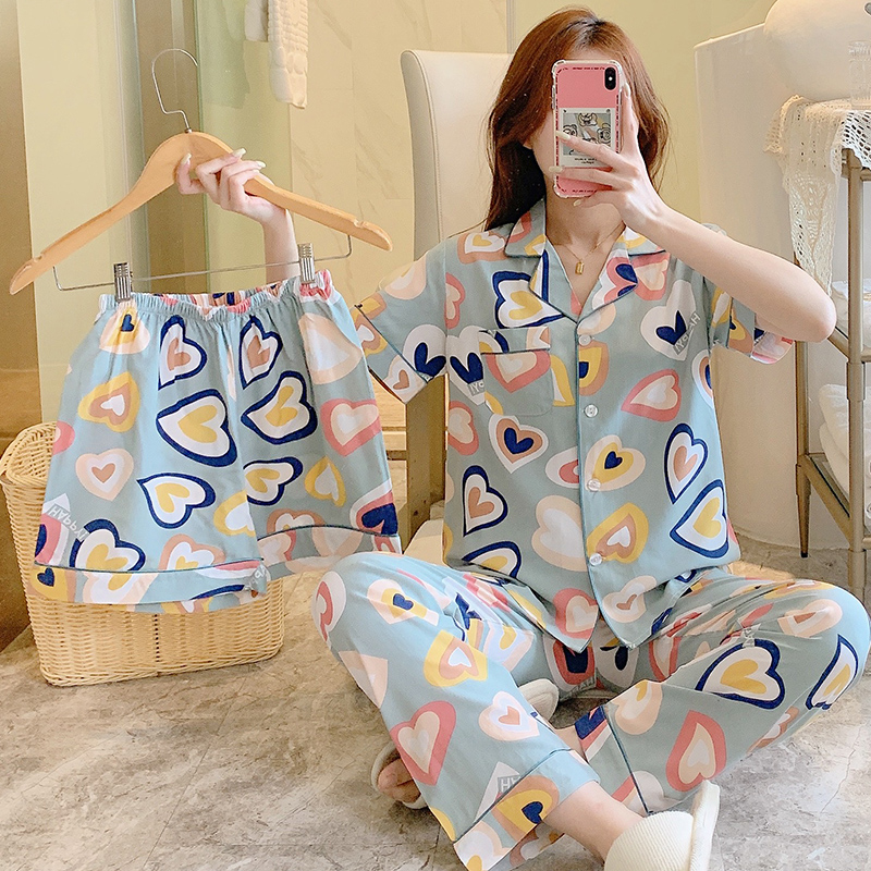 顿尼科女棉绸可外穿家居服