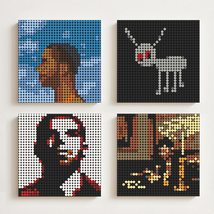 德雷克 Drake专辑周边海报封面 积木周边摆件带相框