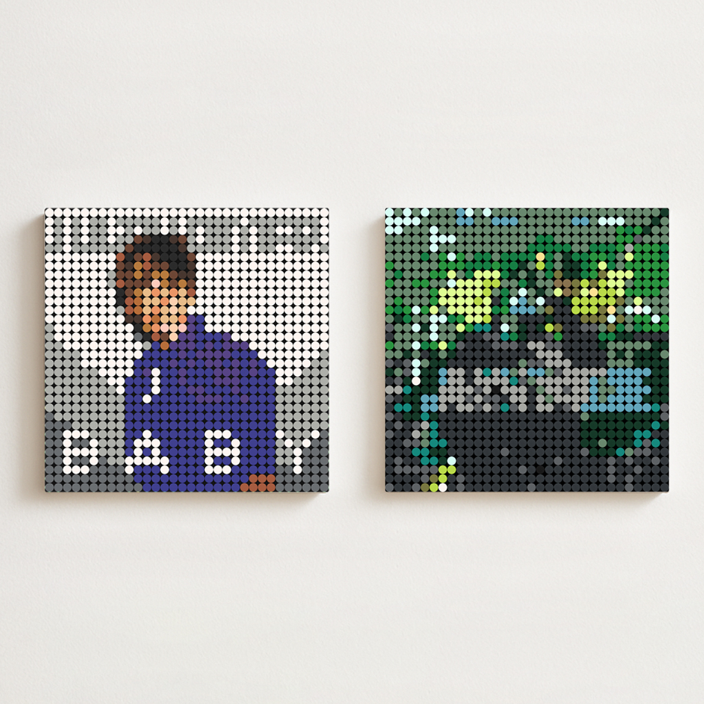 Justin Bieber Baby贾斯汀比伯积木专辑周边 唱片海报挂画礼物