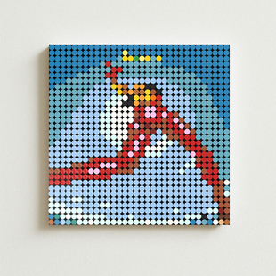 洛德 Lorde专辑周边积木封面带相框洛儿Solar Power