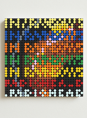 电台司令乐队Radiohead专辑周边 In Rainbows积木专辑摇滚