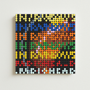 电台司令乐队Radiohead专辑周边 In Rainbows积木专辑摇滚