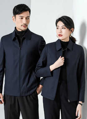 职业毛呢短款通勤工作服