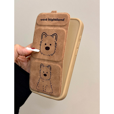 美拉德西高地狗狗适用iphone15pr