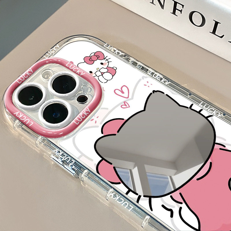 卡通适用苹果16手机壳iPhone13镜