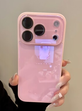 新马卡龙糖果色玻璃适用苹果17promax手机壳iPhone16镜头膜苹果13