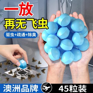 下水道小飞虫灭杀神器厕所管道除虫剂驱虫室内家用去除蛾蚋杀虫剂