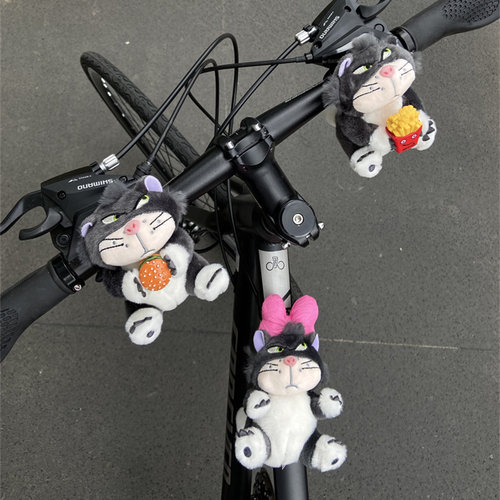 自行车装饰路西法猫可爱