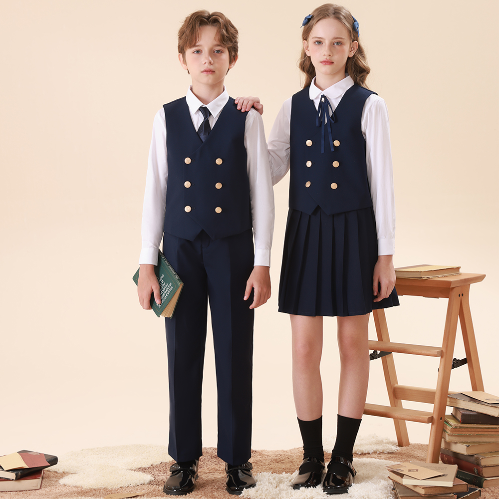 儿童合唱演出服中小学生主持礼服