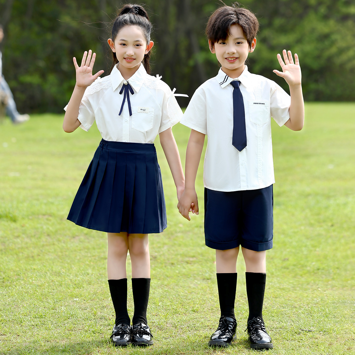 六一儿童演出服小学生班服校服朗诵合唱表演服装幼儿园毕业照服装