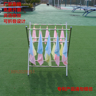 幼儿园毛巾架 不锈钢毛巾架儿童手帕架 长方形毛巾架置物架