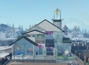 本喵原创设计明日之后花园礼盒房子蓝图《花园小屋》房子代建