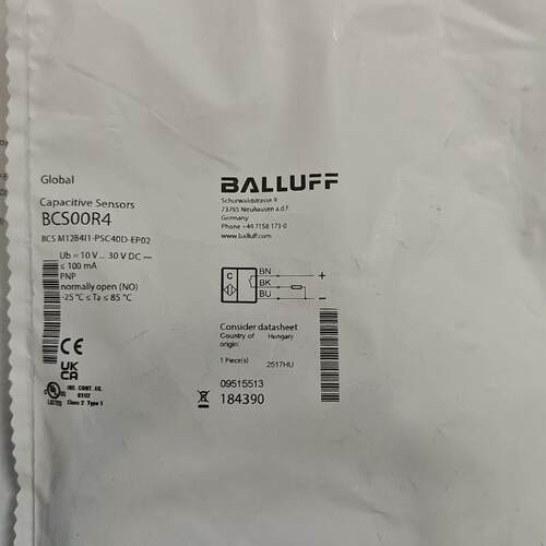 巴鲁夫电容开关BCS00R4 BCS M12B4l1-PCS