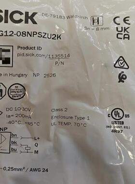西克接近开关IMG12-08NPSZU2K订货号11355
