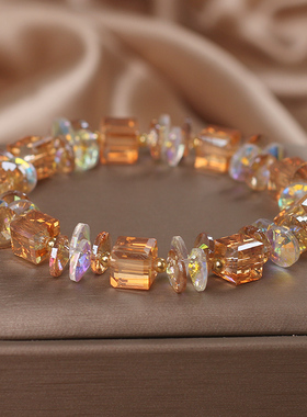 奥地利水晶手链女韩版个性简约