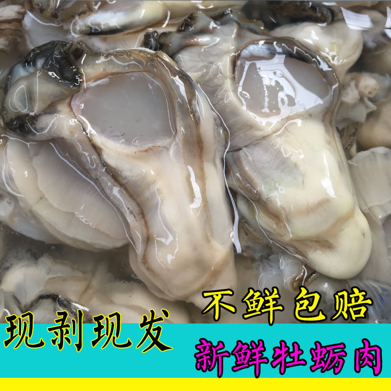 辽宁大连正宗牡蛎海蛎子肉生蚝肉鲜活水产新鲜贝类不带壳