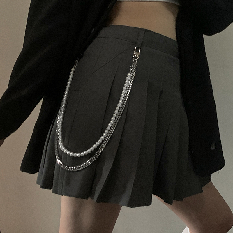 腰链辣妹双层夏季嘻哈风百搭配饰